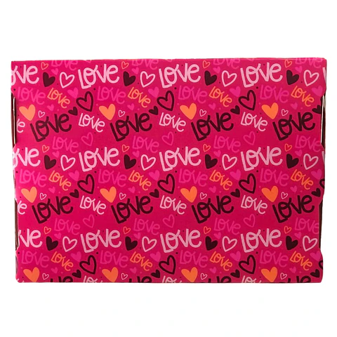 CAJA 6 ALFAJORES LOVE ROSADO