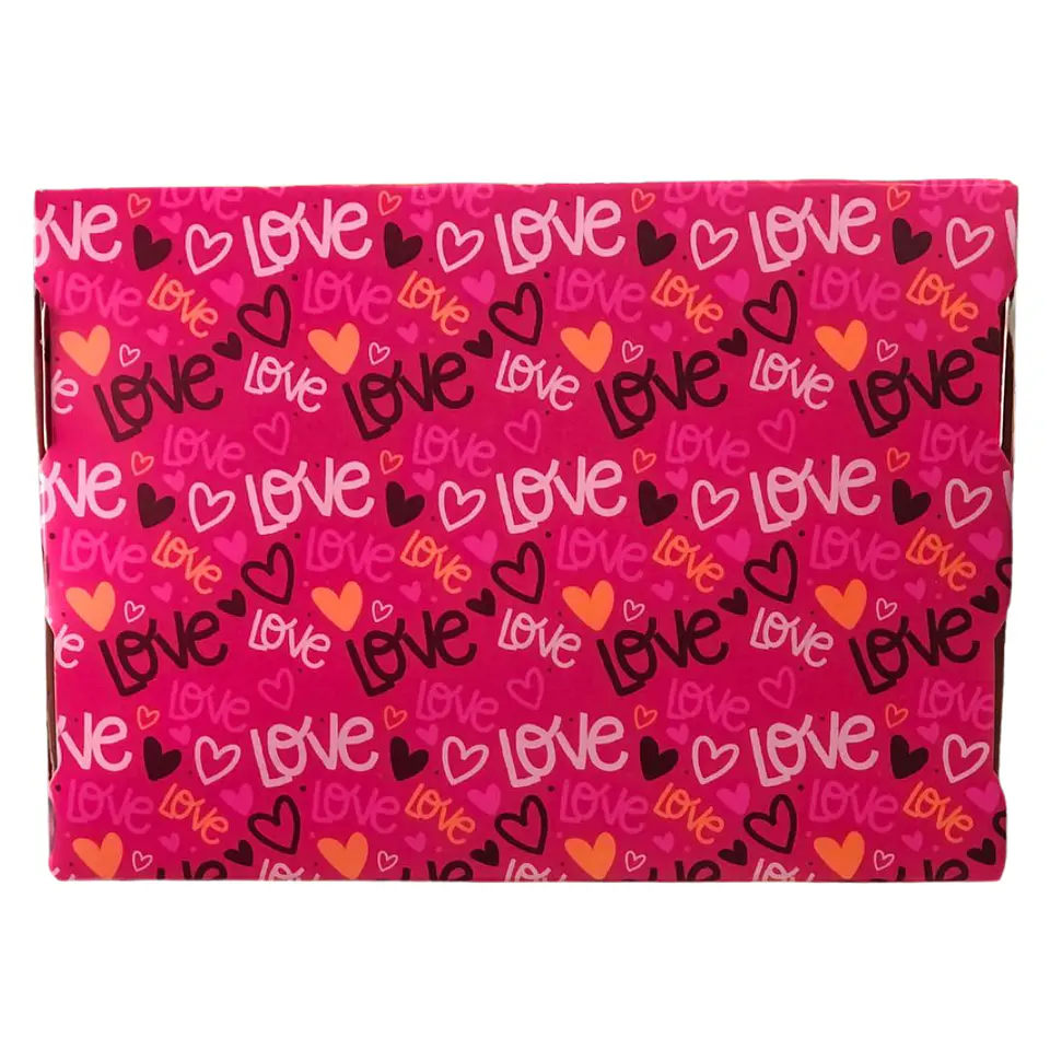 CAJA 6 ALFAJORES LOVE ROSADO 2