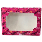 CAJA 6 ALFAJORES LOVE ROSADO 1
