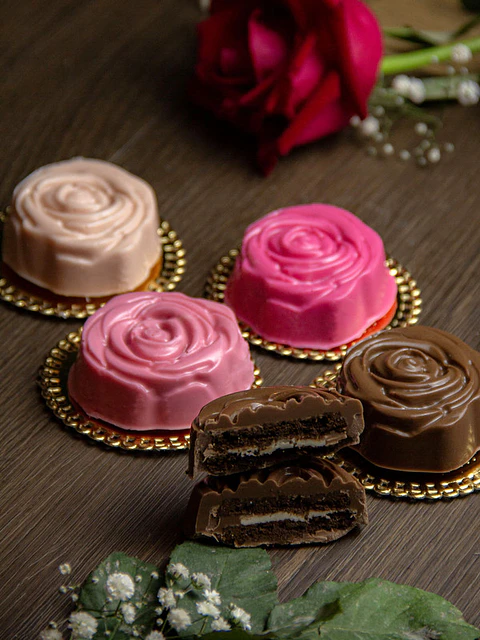 ROSA ALFAJOR - FORMA SIMPLE