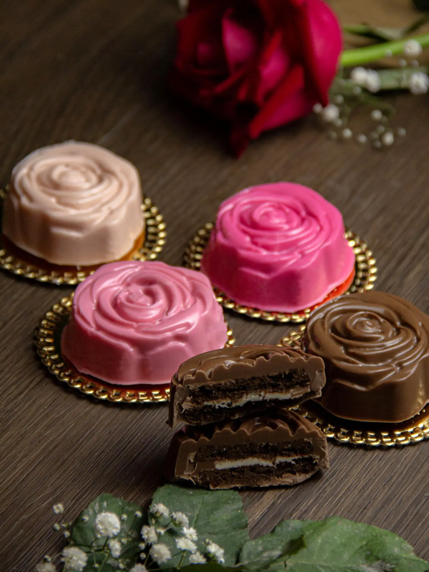 ROSA ALFAJOR - FORMA SIMPLE 1
