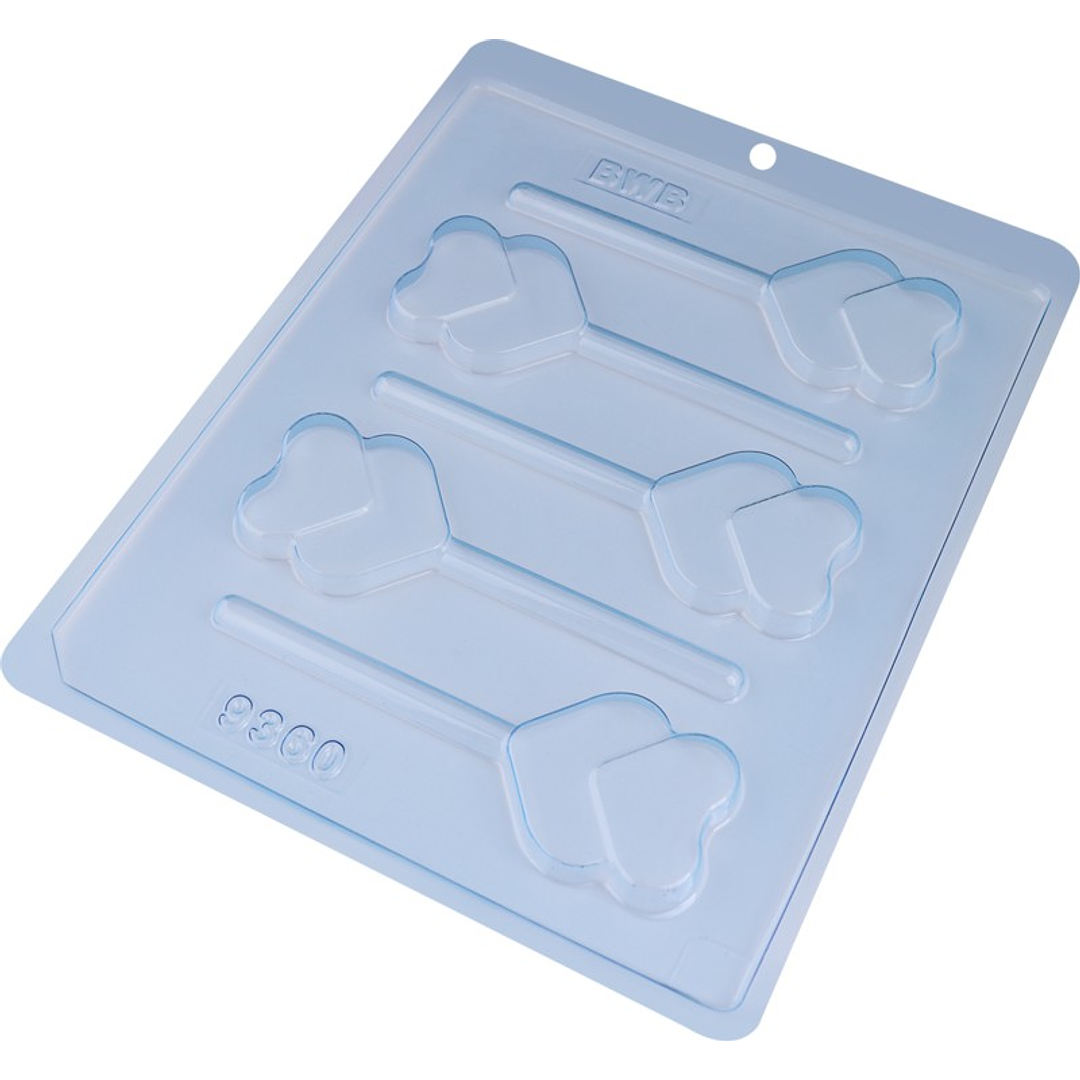 PIRULETA DOBLE CORAZON - FORMA SIMPLE 2