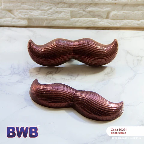 BIGOTE MEDIO - FORMA 3 PARTES