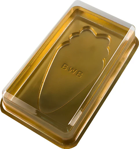 CAJA PARA ZANAHORIA DORADO 10 UNIDADES