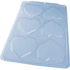 TABLETA CORAZÓN DIAMANTADO 200 G - FORMA SIMPLE SP 2