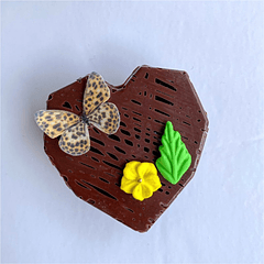 TABLETA CORAZÓN DIAMANTADO 200 G - FORMA SIMPLE SP