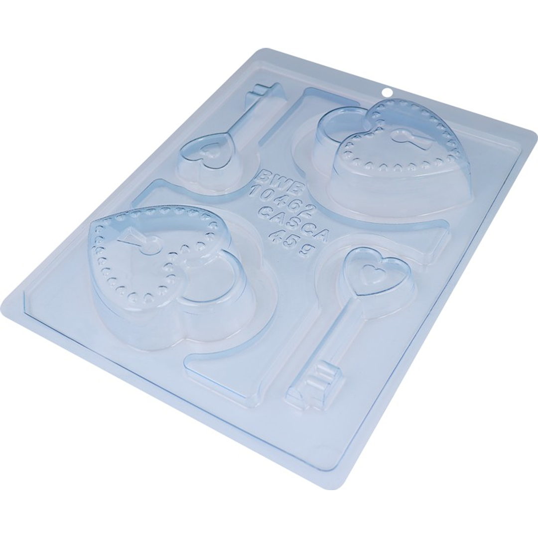 CORAZÓN CANDADO CON LLAVE - FORMA 3 PARTES 2