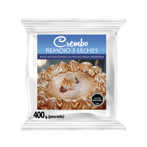 REMOJO 3 LECHES 400G CREMBO