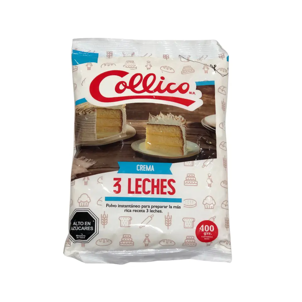 CREMA 3 LECHES 400 G. COLLICO 1