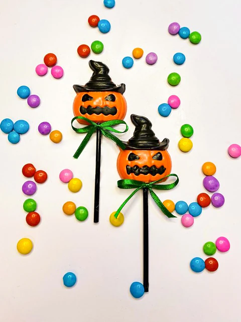 PIRULETA CALABAZA - FORMA SIMPLE