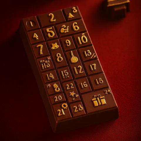 BARRA CALENDARIO DE ADVIENTO - FORMA 3 PARTES