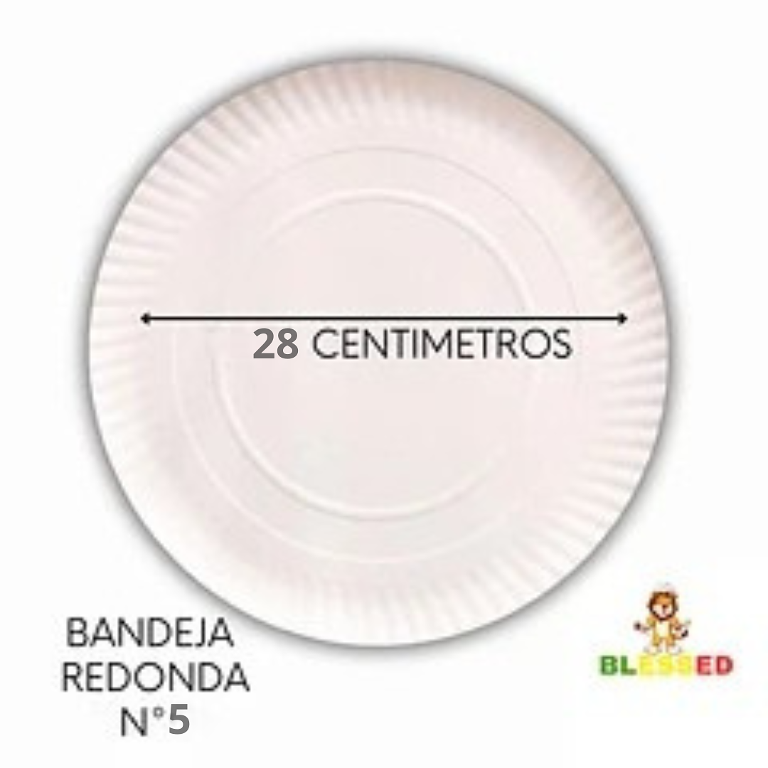 BANDEJA REDONDA CARTON N 5  2