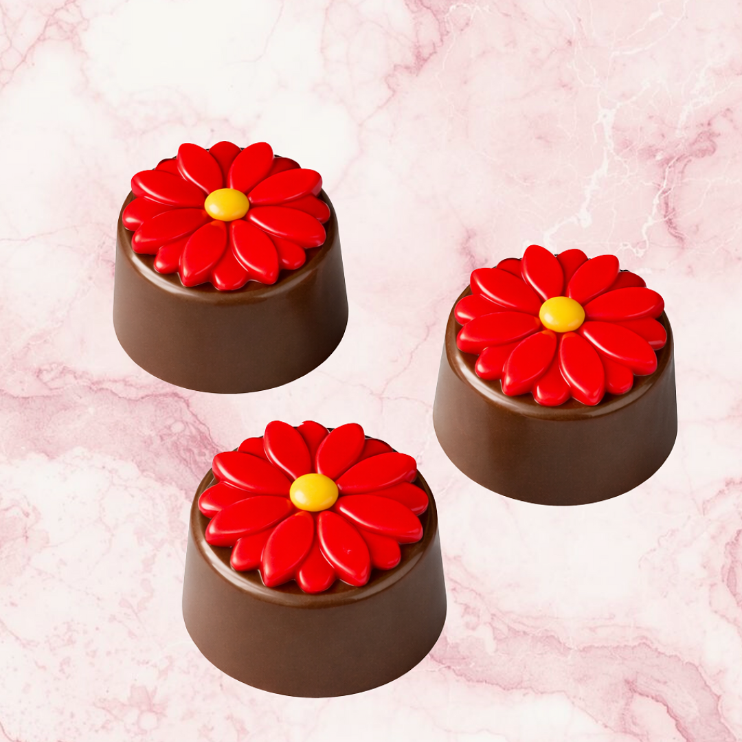 ALFAJOR GIRASOL - FORMA 3 PARTES 1