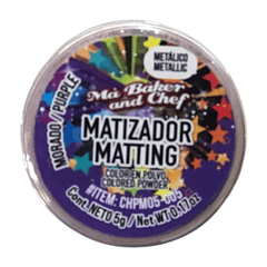 MATIZADOR METALICO MORADO 5 G MA BAKER AND CHEF 