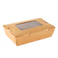 CAJA KRAFT CON VENTANA 700 ML  - Miniatura 1