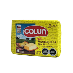 MANTEQUILLA CON SAL COLUN 250G 