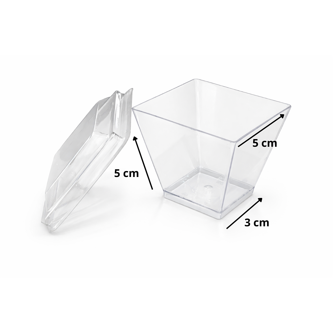 POTE RECTO 2 OZ 60ML CON TAPA 50 UNIDADES 2