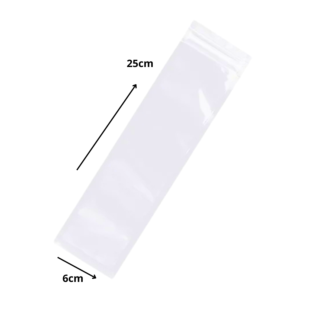 BOLSA HELADO POLIETILENO 6X25 CM  1