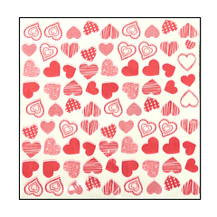 PAPEL ALFAJOR SAN VALENTIN MIX CORAZONES