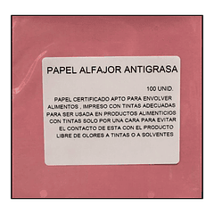 PAPEL ALFAJOR ANTIGRASA ROSADO 