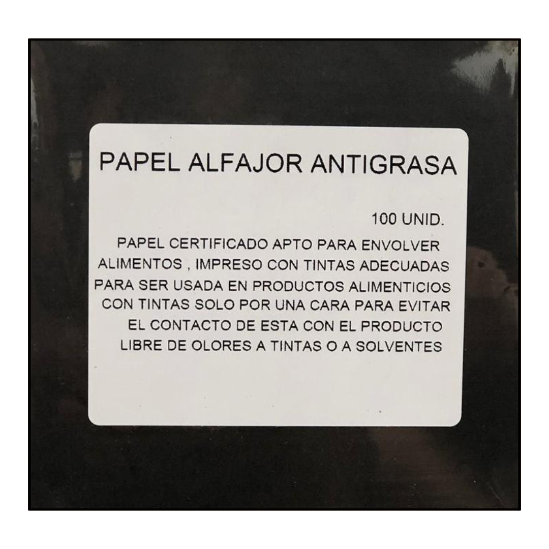 PAPEL ALFAJOR ANTIGRASA CAFE 