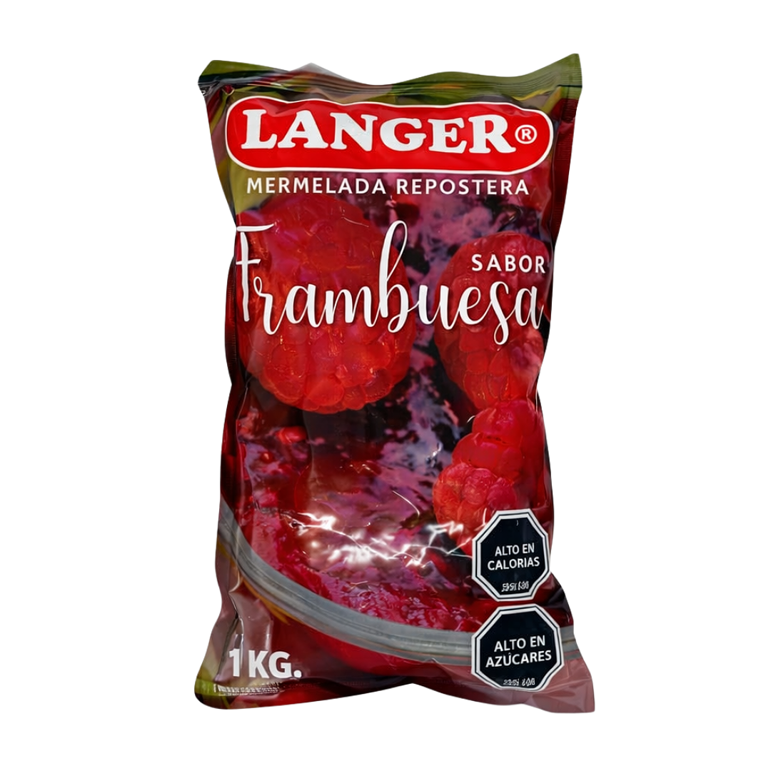 MERMELADA REPOSTERA FRAMBUESA LANGER 1KG