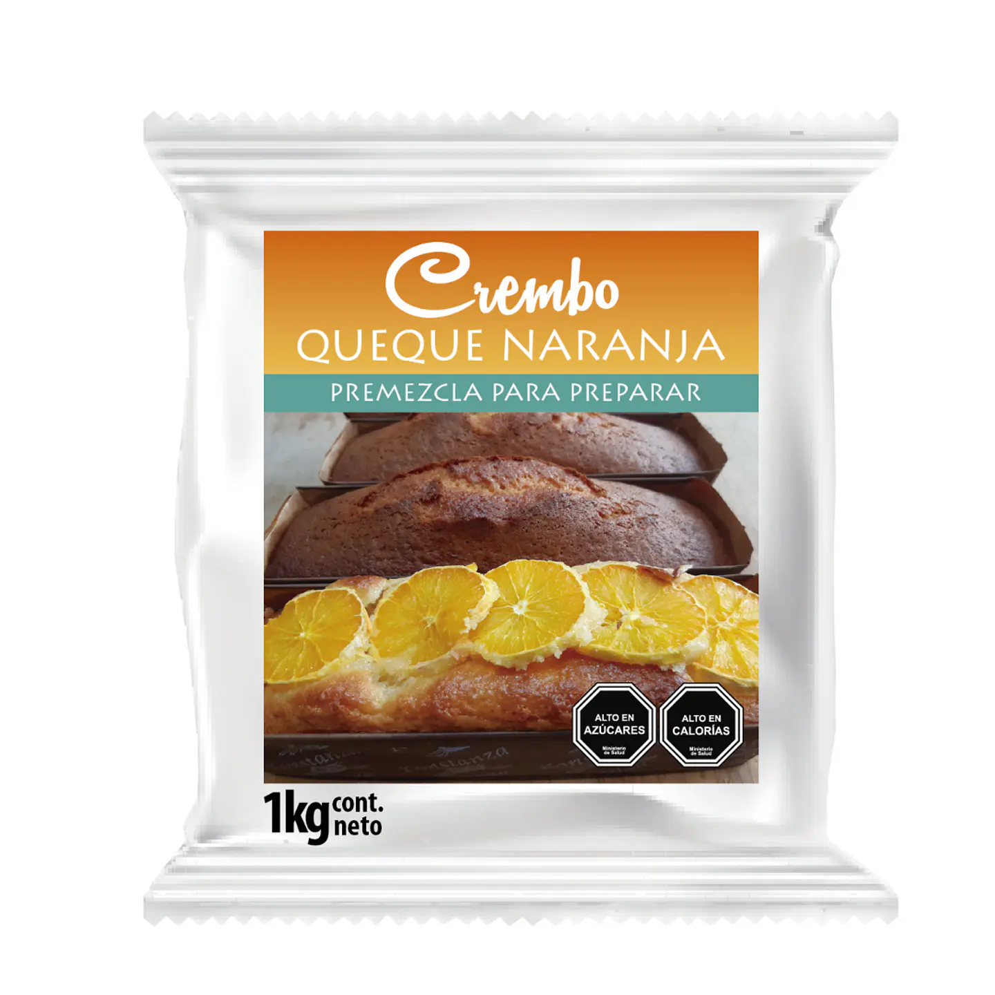 QUEQUE NARANJA CREMBO 1KG 1
