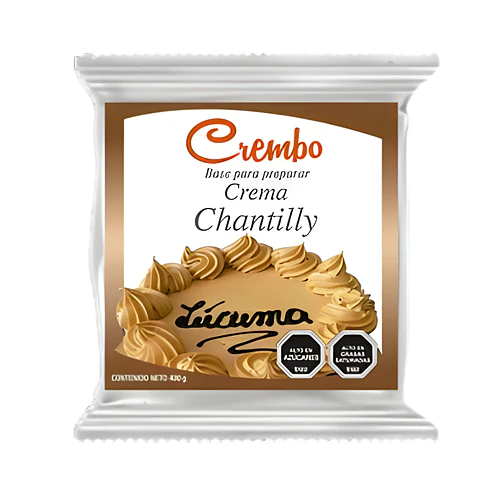 CREMA CHANTILLY LUCUMA 400GR CREMBO
