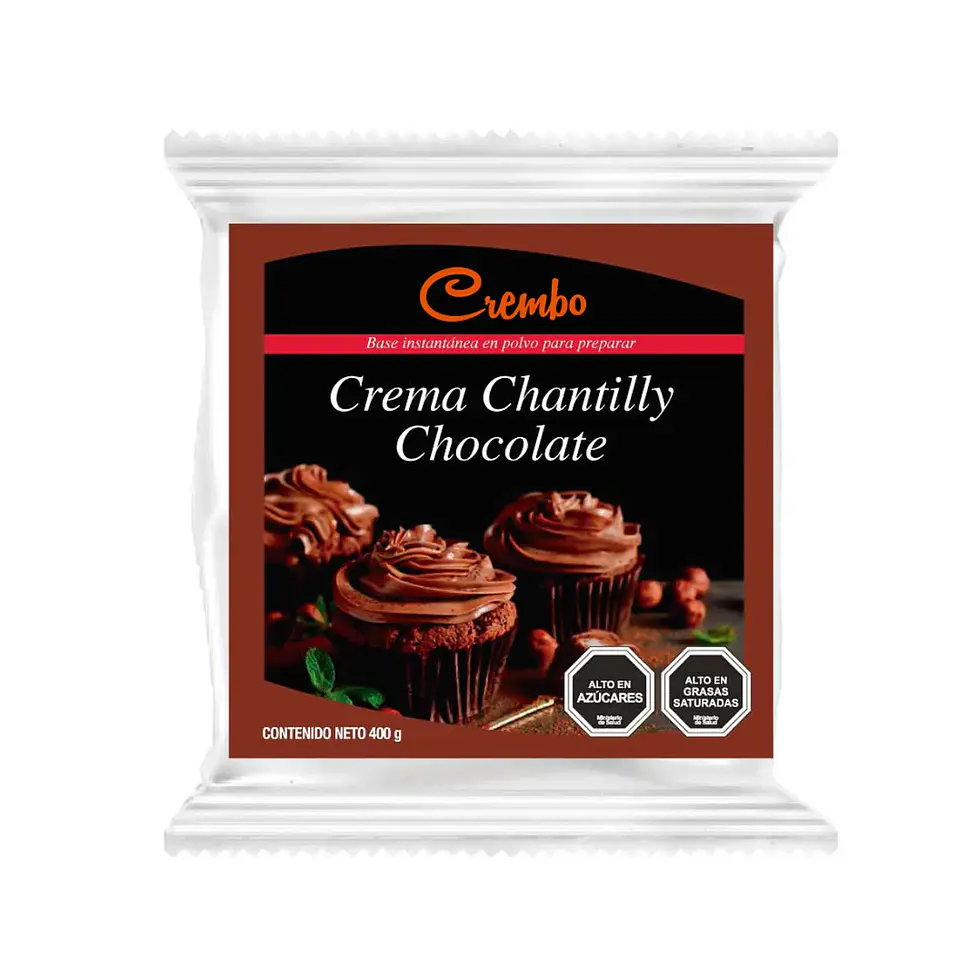 CREMA CHANTILLY CHOCOLATE 400GR CREMBO 1