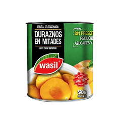 DURAZNO EN MITADES WASIL 590G