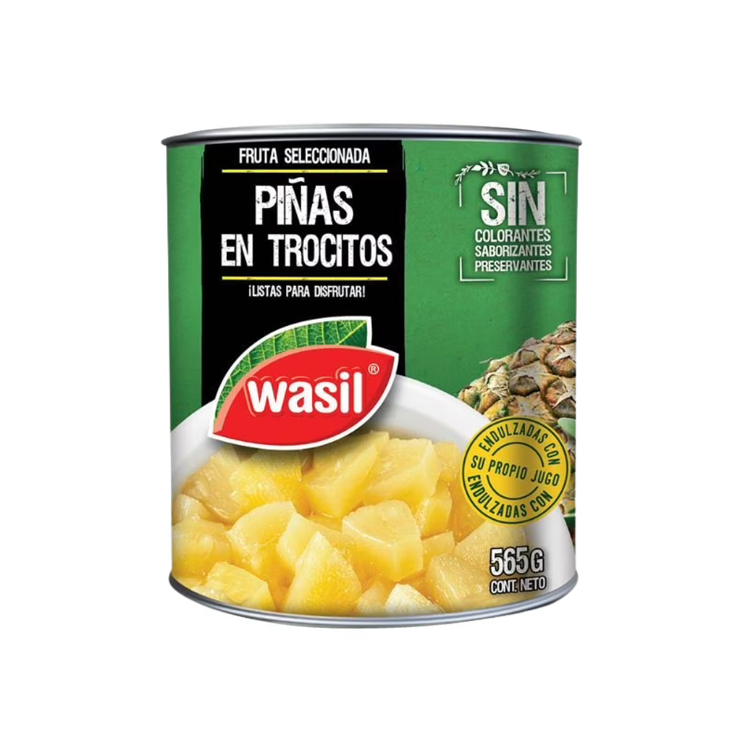 PIÑA EN TROCITOS WASIL 565G
