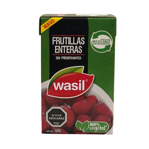 FRUTILLAS ENTERAS 500 G. WASIL