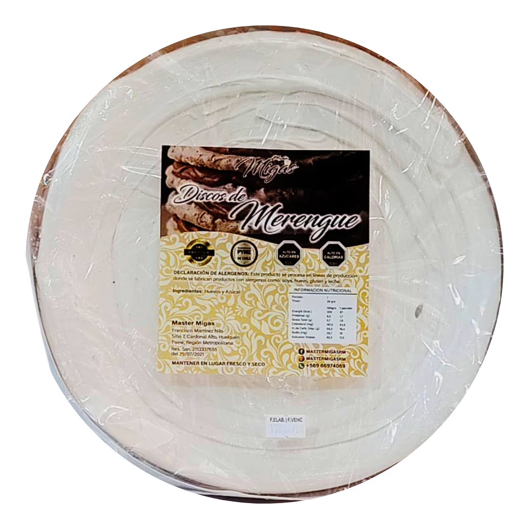  DISCO DE MERENGUE 20 PERSONAS MIGAS