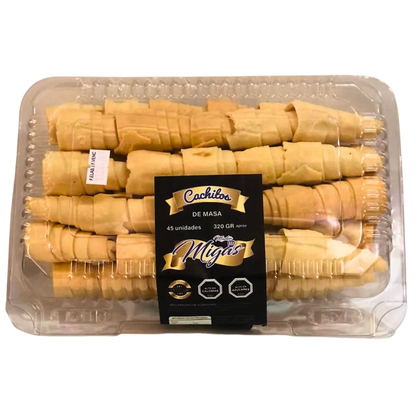 CACHITOS DE MASA COCTEL 45 UNIDADES MIGAS 1
