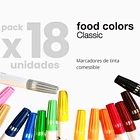 MARCADORES DE TINTA COMESTIBLE 18 UN DRIPCOLOR 4