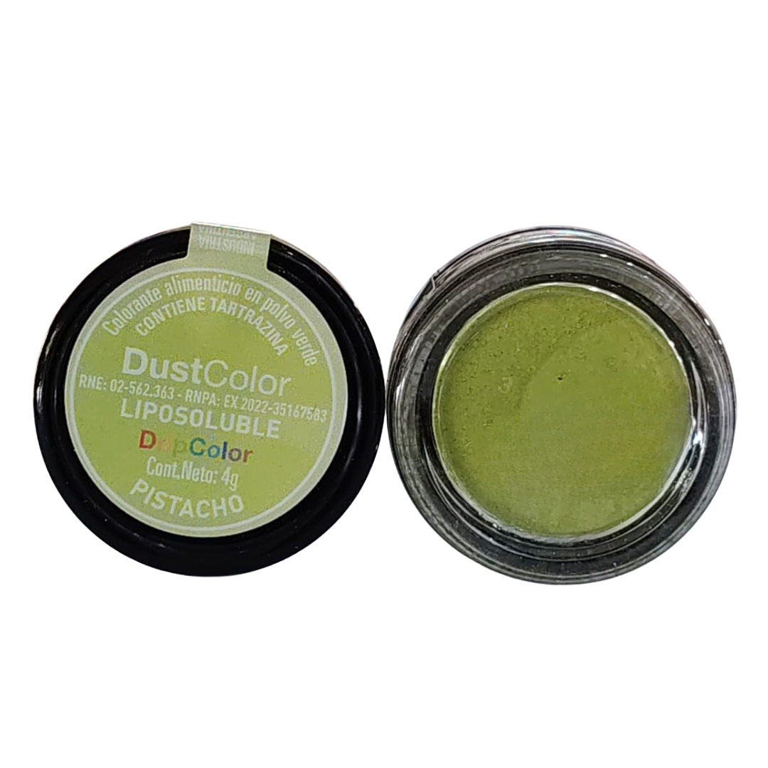 COLORANTE LIPOSOLUBLE PISTACHO DUSTCOLOR 4G 1