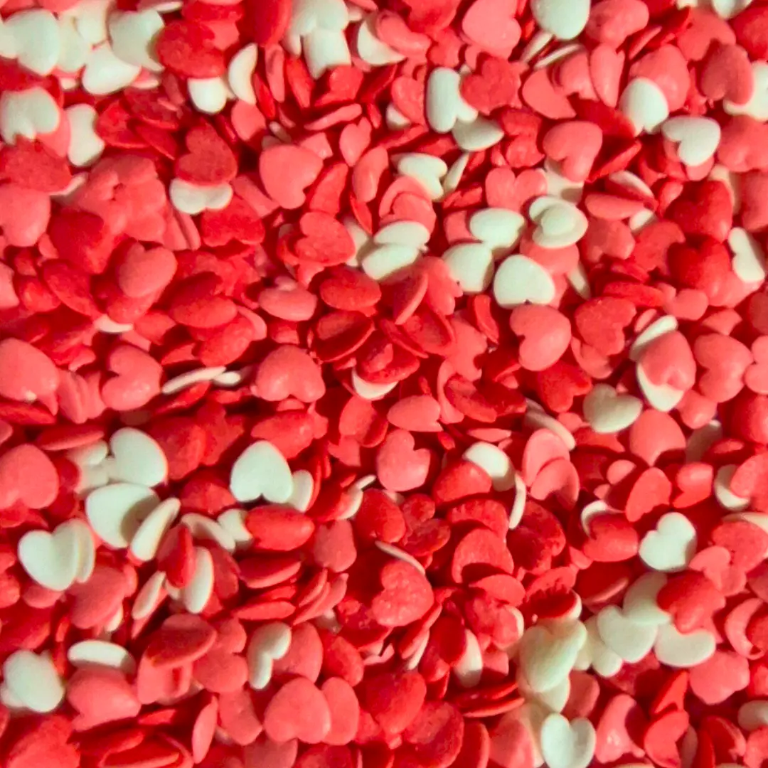 SPRINKLES CORAZON TRICOLOR 100G