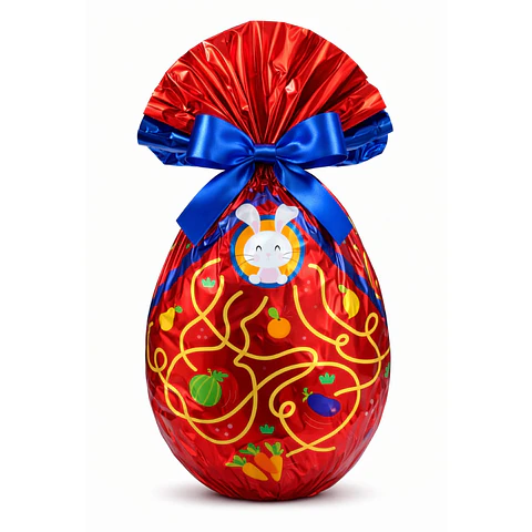 BOLSITAS PARA HUEVO ROJO 39X39CM 350-500GRS