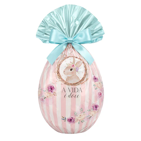 BOLSITAS PARA HUEVO ROSADO 39X39CM 350-500GRS