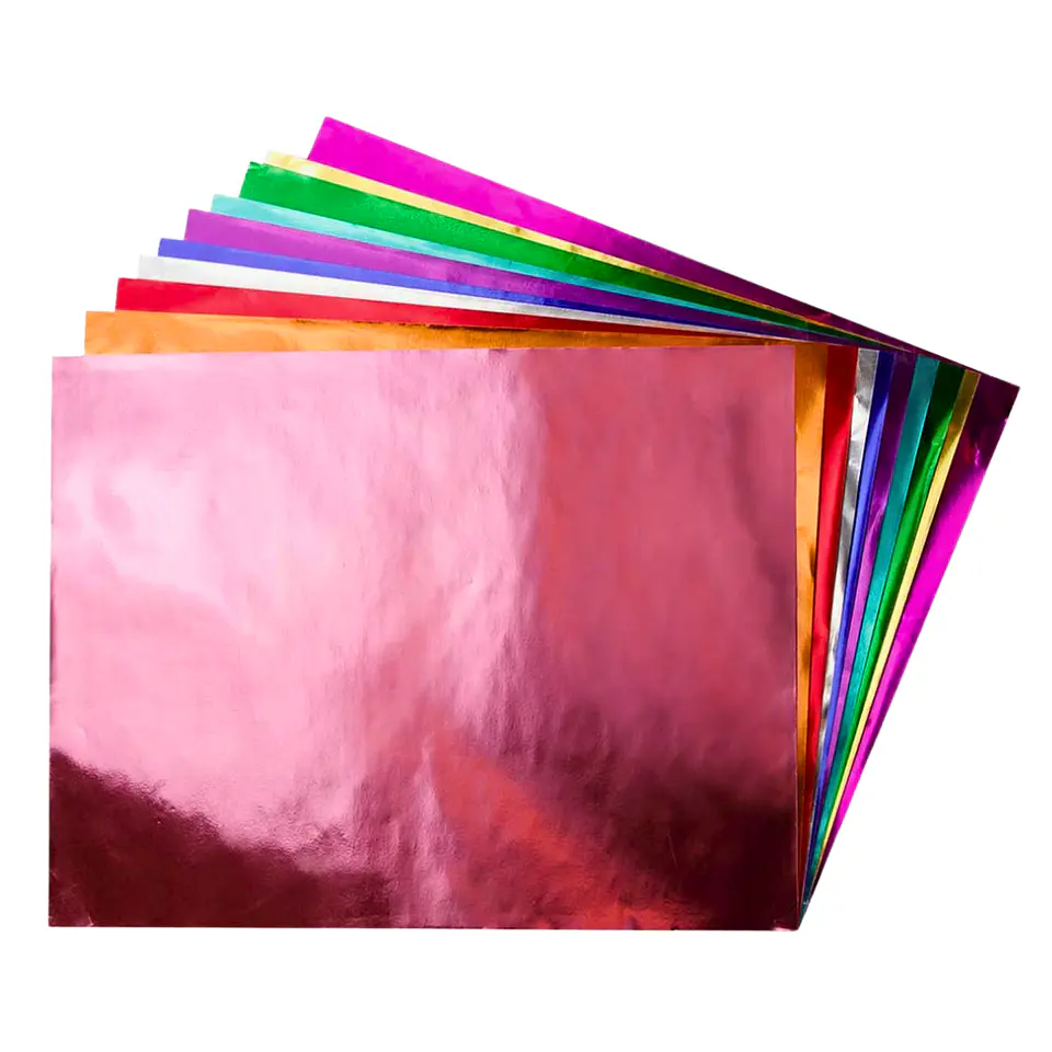 PAPEL ALUMINIO COLORES X PLIEGO 1