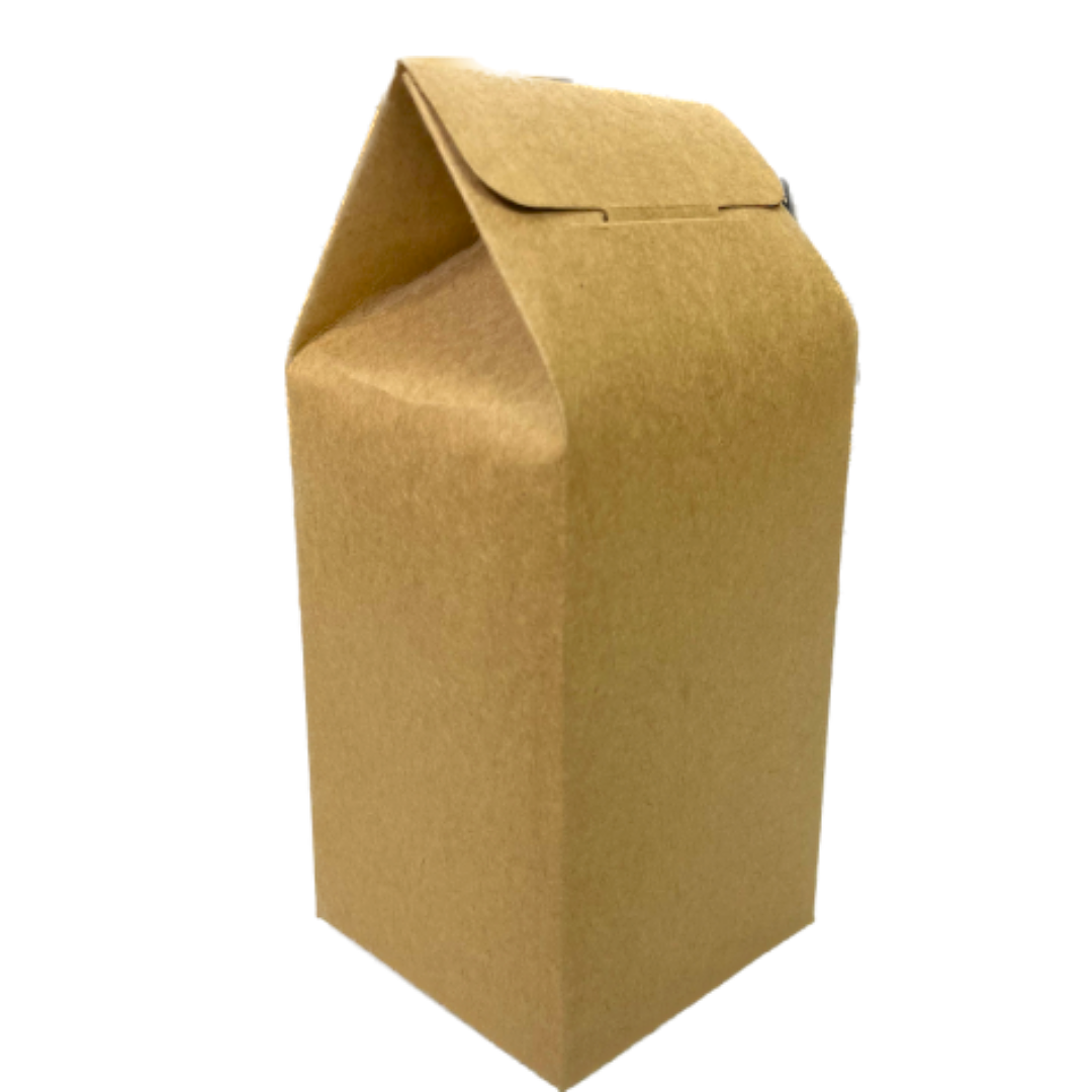 CAJA KRAFT TIPO BOLSA CON MICA  2