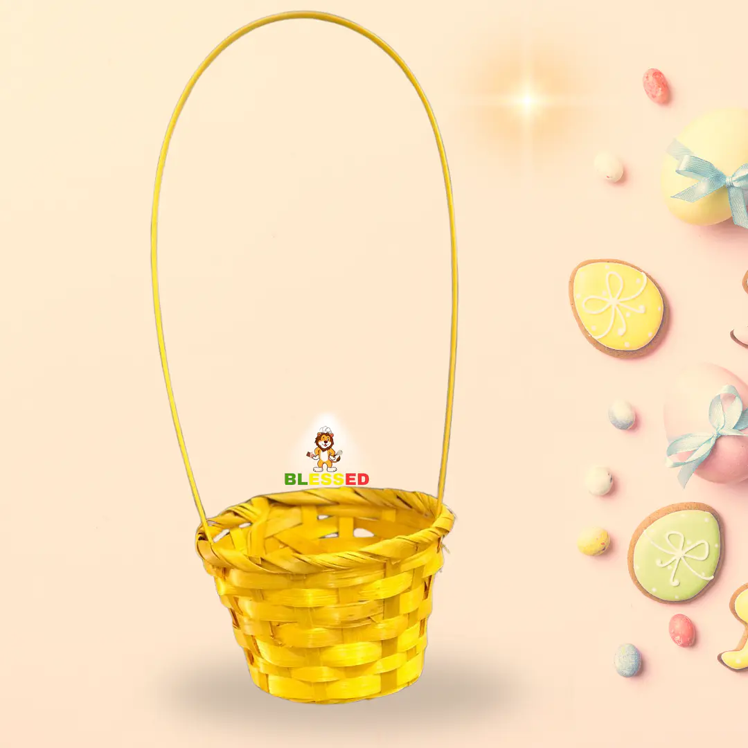 CANASTO PASCUA 9x13x40 CM COLOR