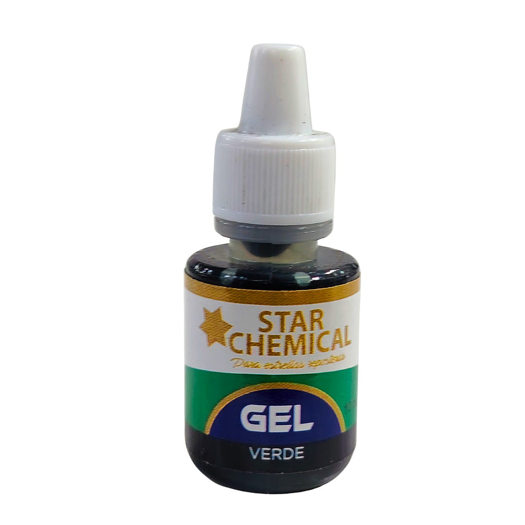 COLORANTE EN GEL VERDE STAR CHEMICAL 10 ML 1