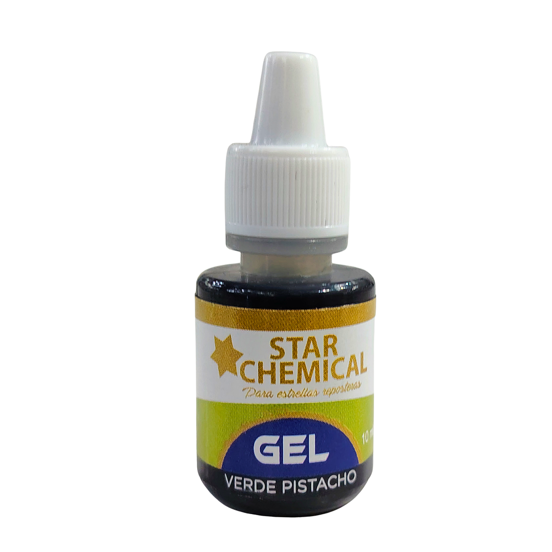 COLORANTE EN GEL VERDE PISTACHO STAR CHEMICAL 10 ML 1