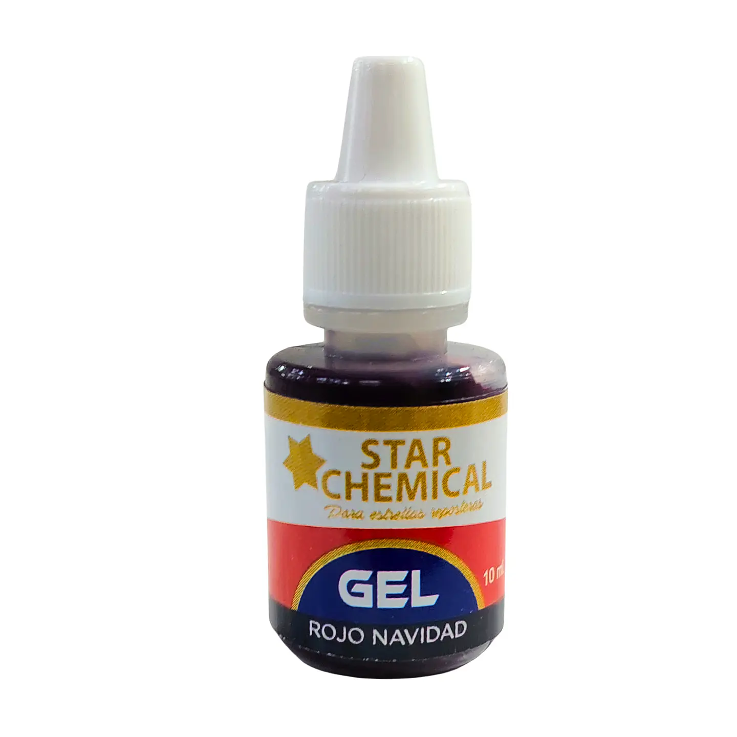 COLORANTE EN GEL ROJO NAVIDAD STAR CHEMICAL 10 ML 1