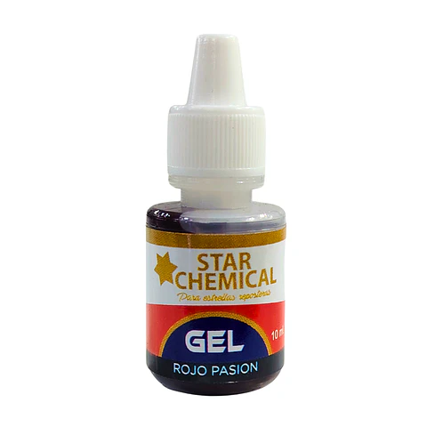 COLORANTE EN GEL ROJO PASION STAR CHEMICAL 10 ML