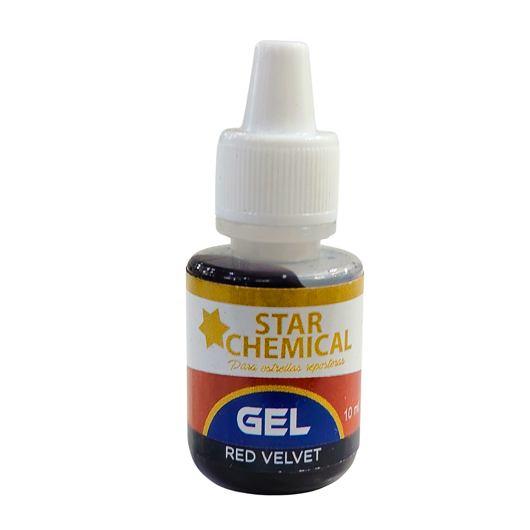 COLORANTE EN GEL RED VELVET STAR CHEMICAL 10 ML 1