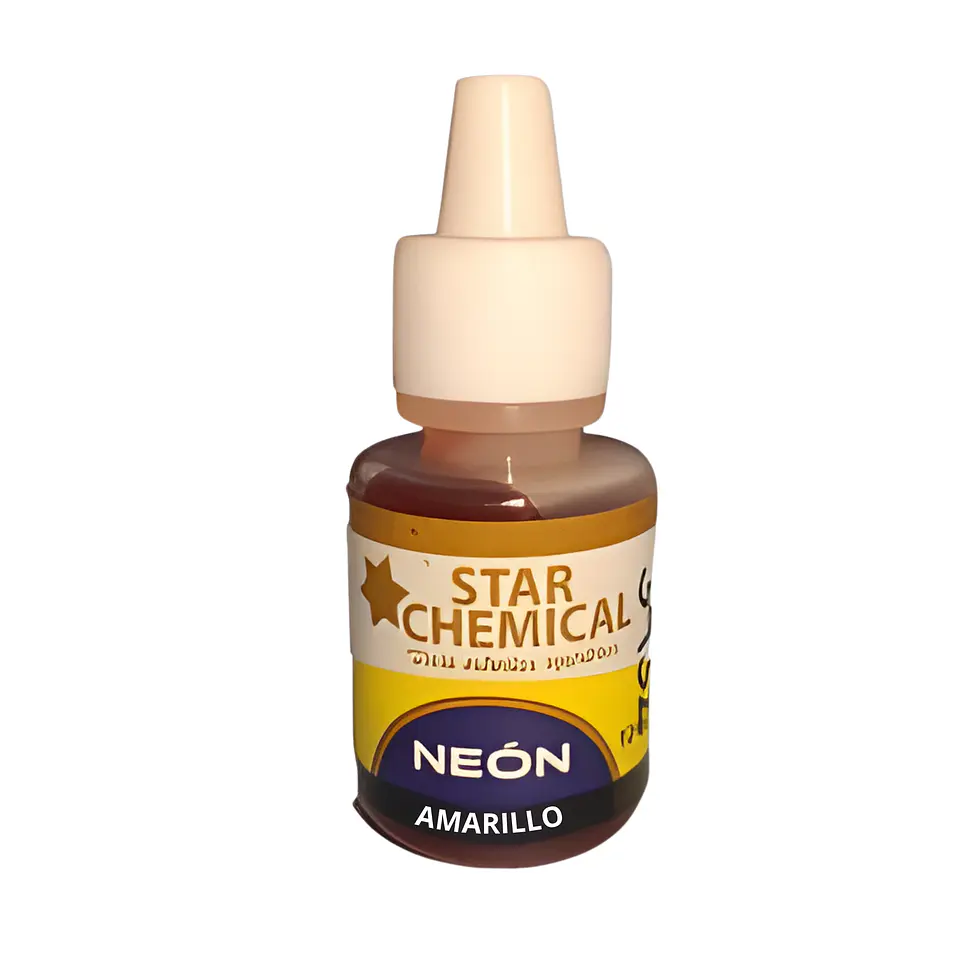 COLORANTE EN GEL AMARILLO NEON STAR CHEMICAL 10 ML 1