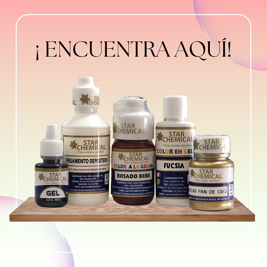 COLORANTE EN GEL DORADO STAR STAR CHEMICAL 10 ML 2
