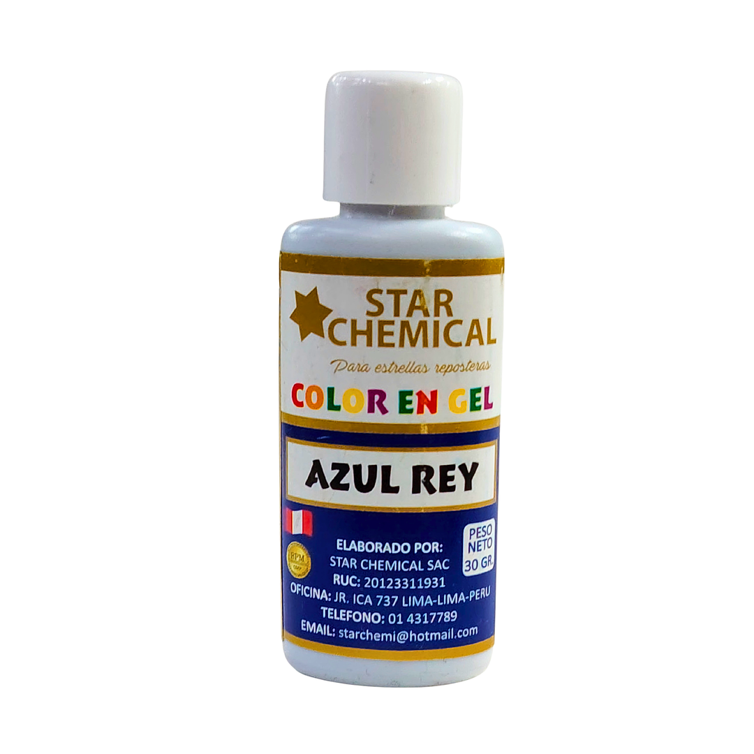 COLORANTE EN GEL AZUL REY STAR CHEMICAL 30G 1
